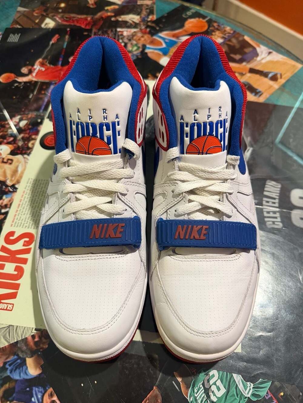 2003 Nike Air Alpha Force II Philly 76ers Charles Barkley Size 11.5 - Picture 3 of 8
